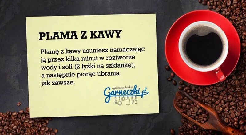 Jak usunąć plamę z kawy i skutecznie uratować ulubione ubranie?