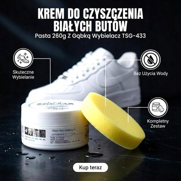 Czyszczenie białych butów