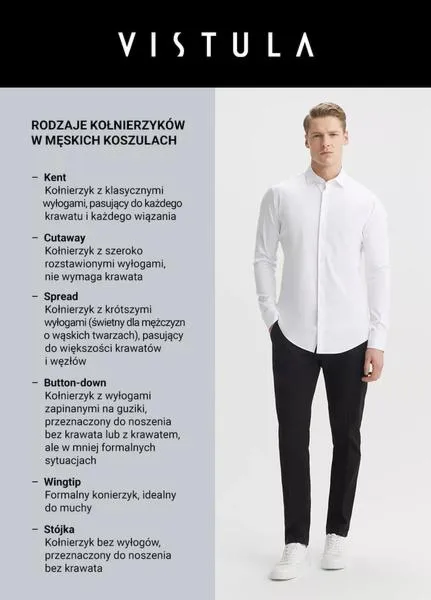 Dobór rozmiaru koszuli