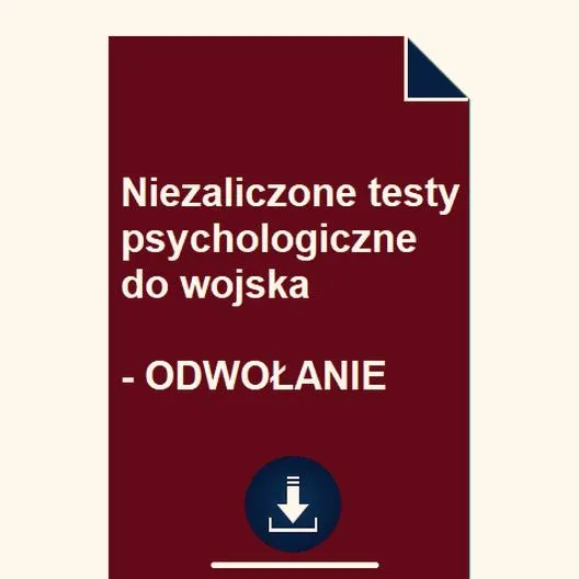 Przeciwwskazania w służbie wojskowej