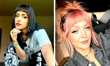 Stylizacja baby bangs